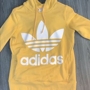 Yellow Adidas Hoodie